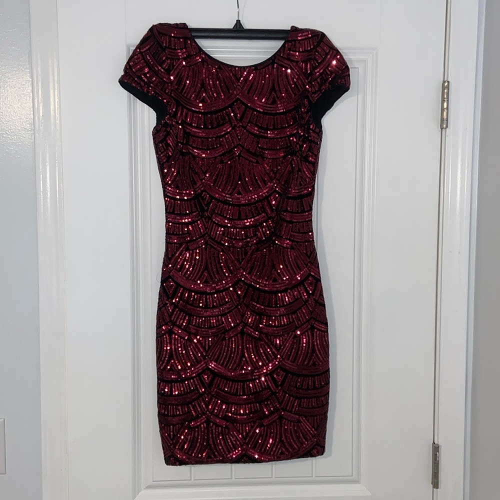 Dress The Population Sparkle Bodycon